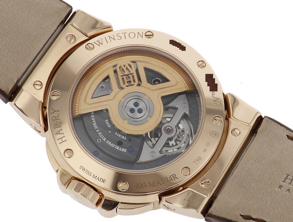 Harry Winston Project Z3 Turbillon Mens Rose Gold Watch 400-MAT44R ...