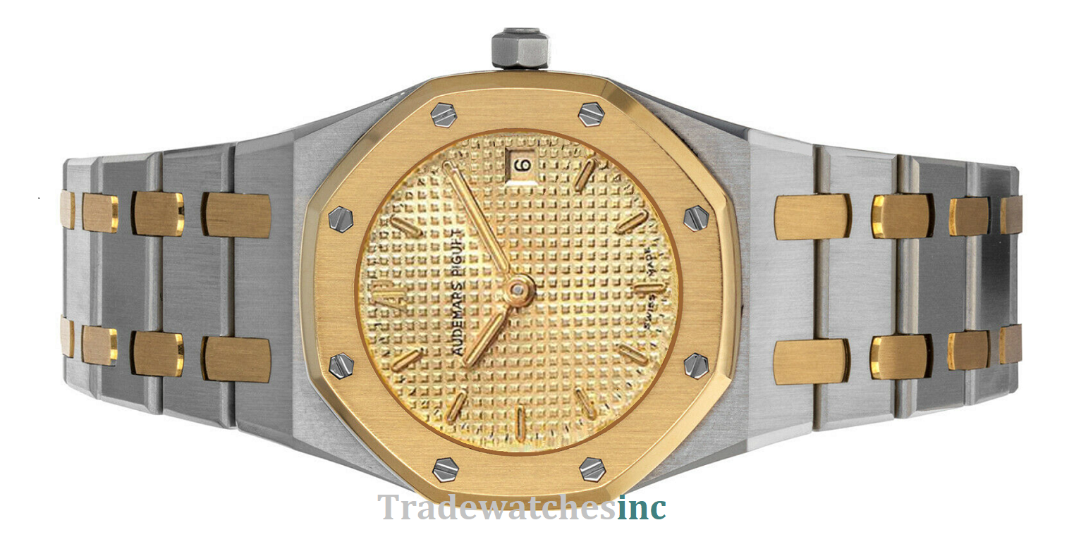 Audemars Piguet Royal Oak 56175SA Unisex 33mm Gold Dial - Trade Watches ...