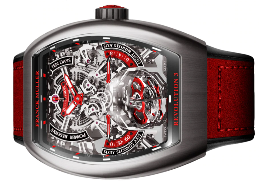 Franck Muller Vanguard Revolution 3 Skeleton V50 REV 3 PR SQT BR ER TT ...